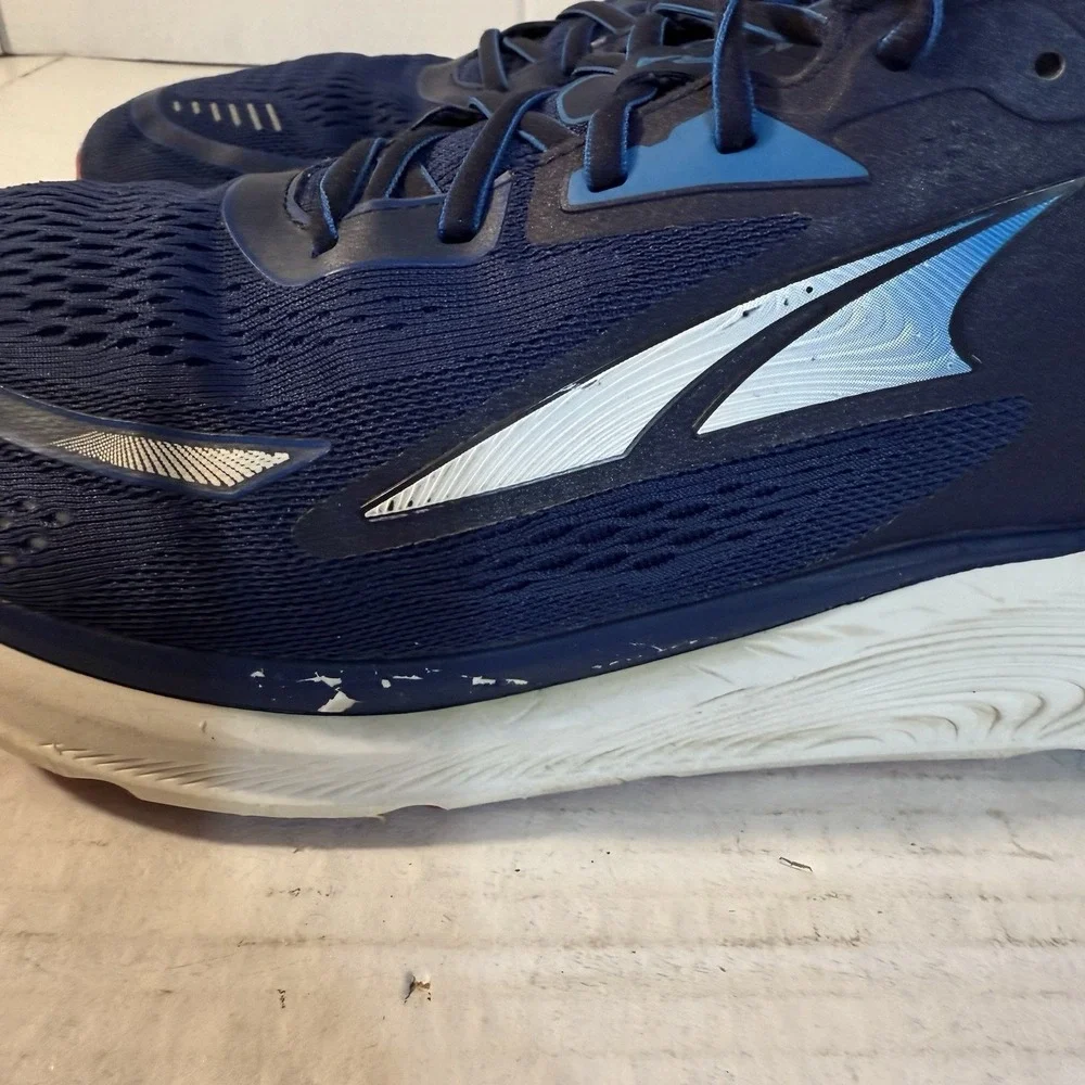 Altra Paradigm 6 Mens 12 Running Shoes Blue White ALOA5471424‎ Fast Shipping